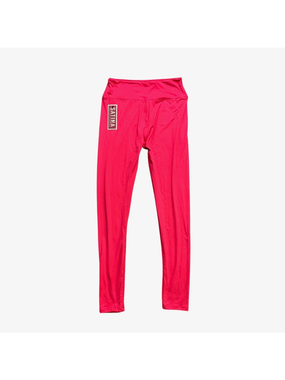 Satina Tights Women OS One Size Fuschia Sports Activewear Fitted Training Yoga‎
